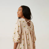 Stamp Print Dress