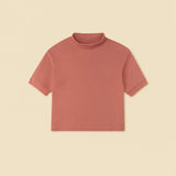 Mock-neck Tee