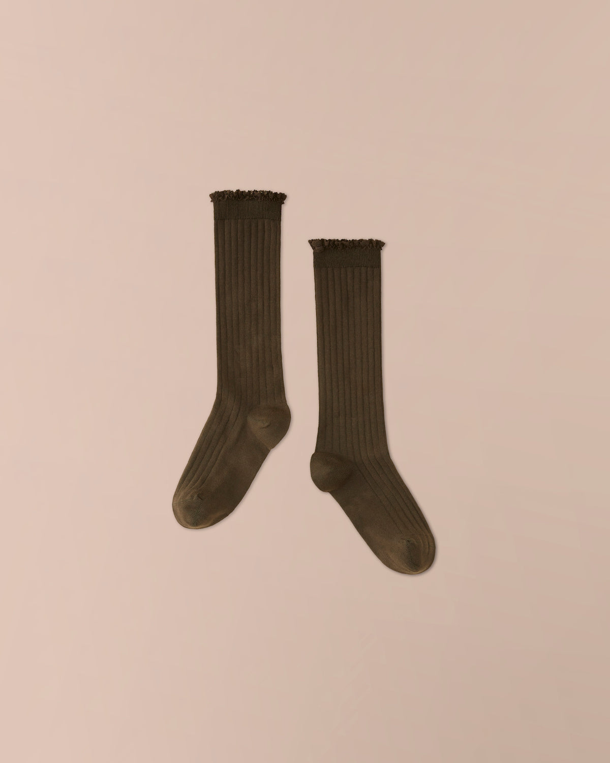 Ruffle Knee Hi Socks