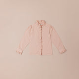 Ruffle Button-up