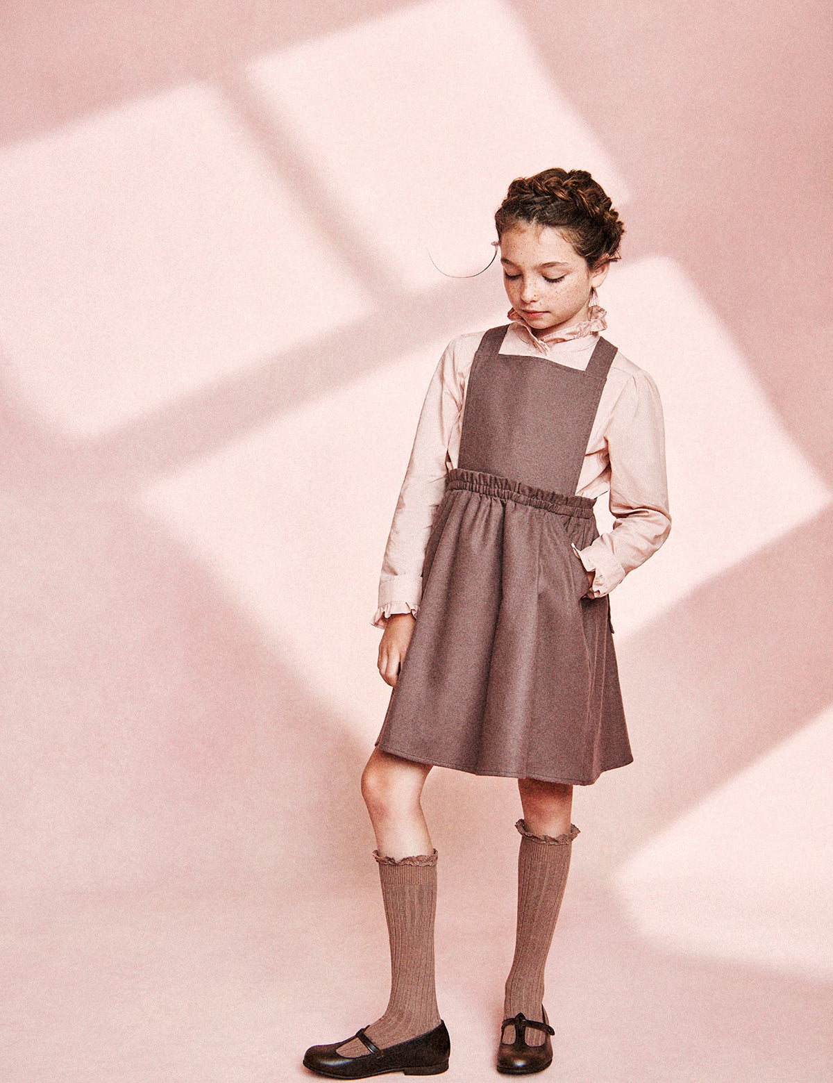 Ruffle Button-up