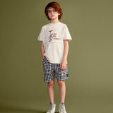 Tie-up Gingham Shorts